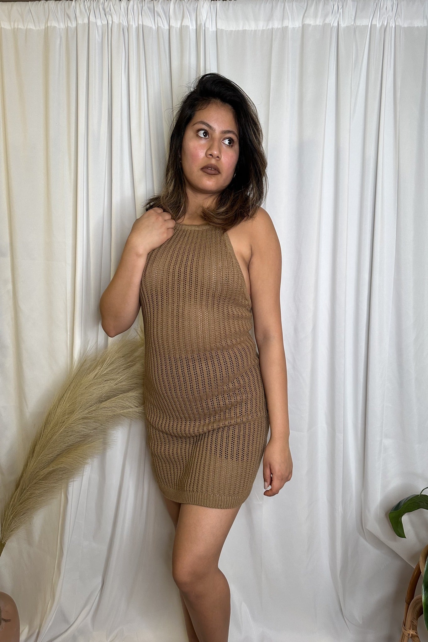Cami Crotchet Mini Dress
